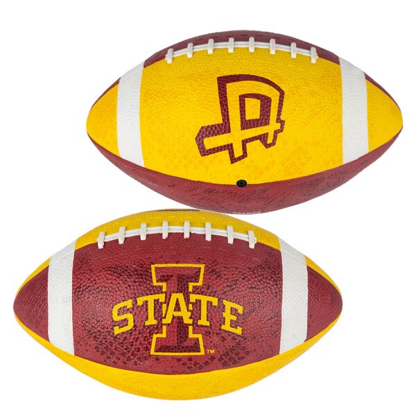 Authentic Brands I-State Cardinal and Gold Mini Football